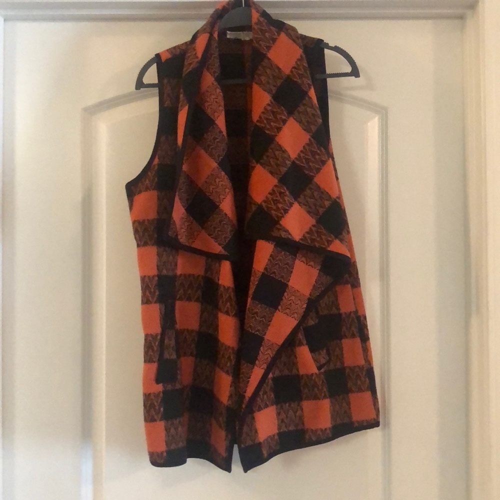 Black and Orange Light Weight Vest